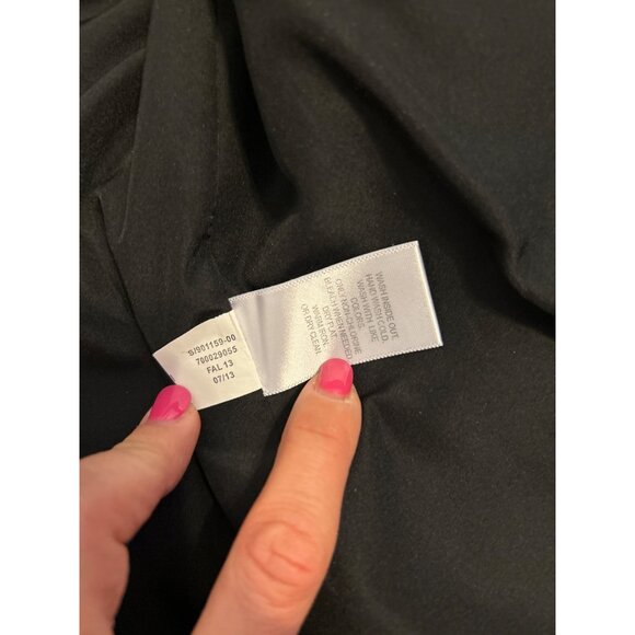 Banana Republic Women's Black One-Button Blazer Cotton Stylish Business & Casual - Picture 13 of 14